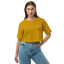 Load image into Gallery viewer, Loose drop shoulder crop top