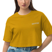 Load image into Gallery viewer, Loose drop shoulder crop top