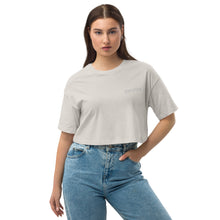 Load image into Gallery viewer, Loose drop shoulder crop top