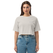 Load image into Gallery viewer, Loose drop shoulder crop top