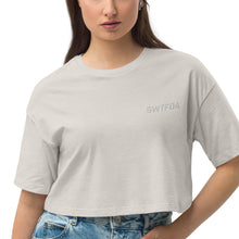 Load image into Gallery viewer, Loose drop shoulder crop top